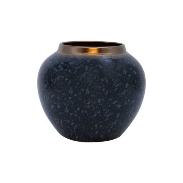 Homestar Vaza TITAN STONE D20xV18 cm, črno siva