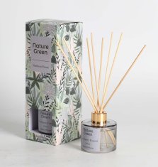 Homestar Difuzor z lesenimi palčkami Nature Green 100 ml