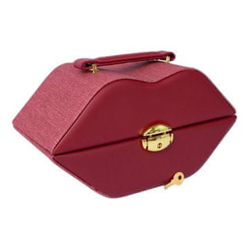 Homestar Škatla za nakit SEZANE LIPS 25x12x12,5 cm, rdeča