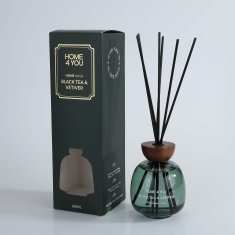 Homestar Difuzor z lesenimi palčkami 180 ml Črni čaj in Vetiver
