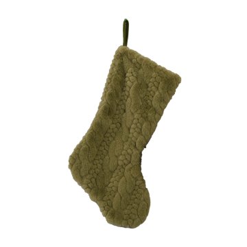 Homestar Božična nogavica FUN SWEET H53,3 cm zelena