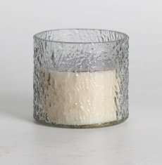 Homestar Dišeča sveča v steklu NATURE GREEN H9cm