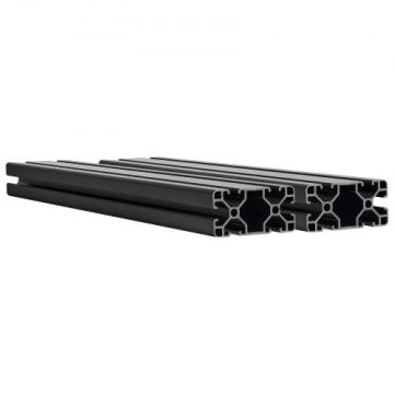 VEVOR Aluminijasti ekstrudirani profil 4080 2 kosa 500 mm črn