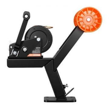 VEVOR Nosilec vitla za prikolico z valjčkom 1588 kg 6.1 m oranžen poliester trak