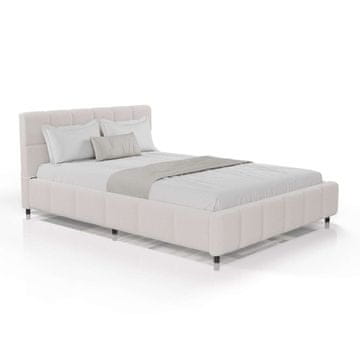 Homestar Tapecirana postelja Florenz 140x200 cm krem