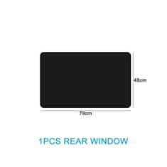 KJB Magnetic Car Sunshade UV Protection Curtain Magnetni avtomobilski senčnik za zadnje okno, 1 kos