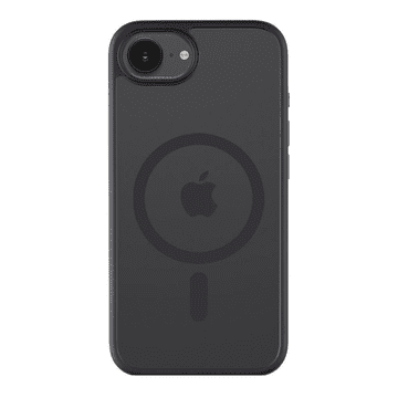 Tactical Asphalt MagForce silikonski ovitek za iPhone 16e / iPhone 17e - prozorno črn