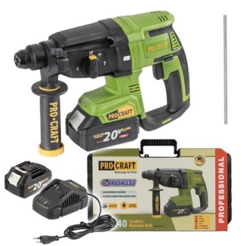 Procraft Akumulatorsko vrtalno kladivo PHA40 SDS Plus