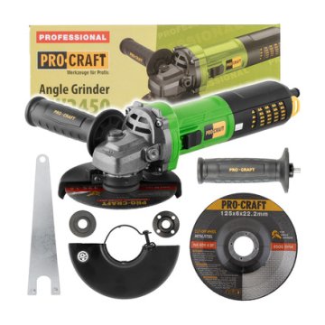 Procraft Kotni brusilnik PW2450, 125mm