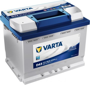 Varta AKUMULATOR 60AH L+ 540A DYNAMIC SLI (D43) 242X175X190 709225 - 60AH (D43) 560127054K262