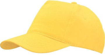 PIGO Kapa s šiltom lang basic 5 - rumena