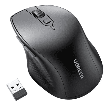 Ugreen Ergonomska Dual-mode brezžična miška s stranskimi gumbi