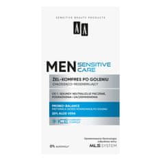AA MEN Sensitive hladilni in regeneracijski gel-obkladek po britju 100 ml