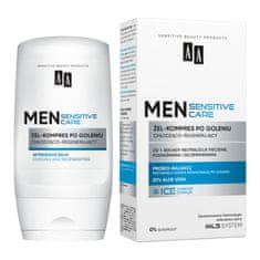 AA MEN Sensitive hladilni in regeneracijski gel-obkladek po britju 100 ml