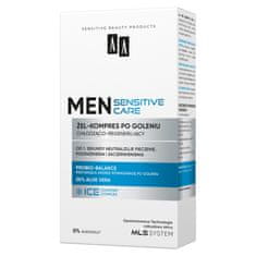 AA MEN Sensitive hladilni in regeneracijski gel-obkladek po britju 100 ml
