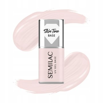 Semilac Skin Tone podlak za hibridne lake za nohte, prekrivni, ecru 7 ml