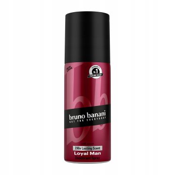 Bruno Banani Loyal Man dezodorant v spreju za moške, 24 ur, 150 ml