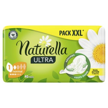 Naturella Ultra higienski vložki, s krilci, Normal 40 kosov.