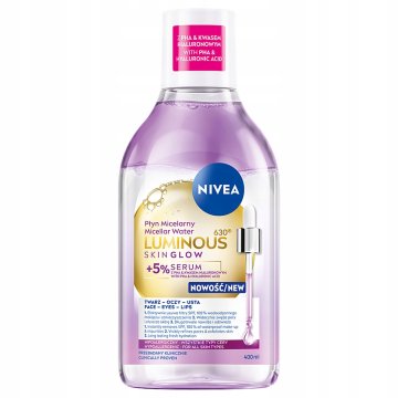 Nivea Luminous 630 Skin Glow micelarna tekočina 400 ml