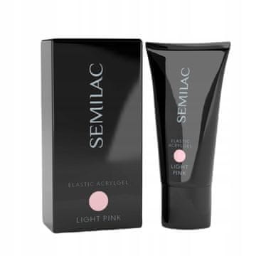 Semilac elastični akrilni gel, svetlo roza 30 g
