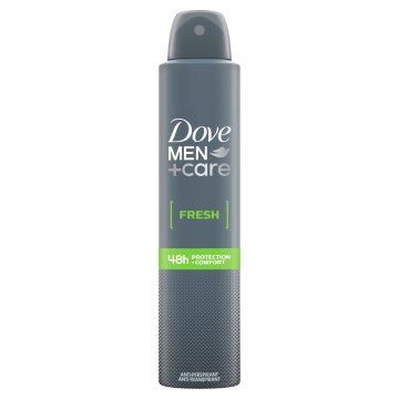 Dove MEN+CARE Fresh antiperspirant v spreju za moške, 48 ur, 200 ml
