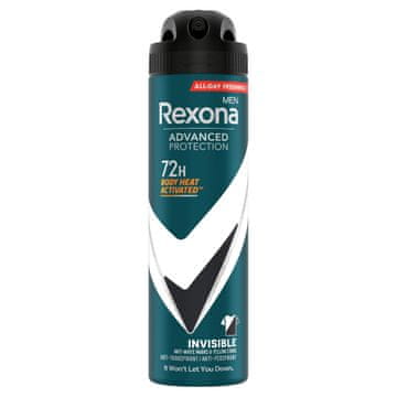 Rexona Men Advanced Protection Nevidni antiperspirant v spreju 150 ml