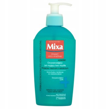 Mixa Sensitive Skin Expert čistilni gel za obrazne nepravilnosti 200 ml