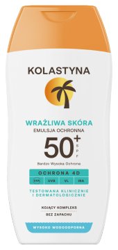 kolastyna losjon za sončenje za občutljivo kožo, vodoodporen SPF 50+