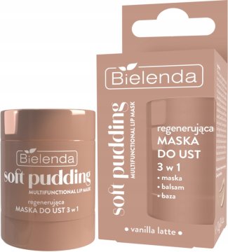 Bielenda Mehka pudingasta maska za ustnice, Vanilla Latte 12 g