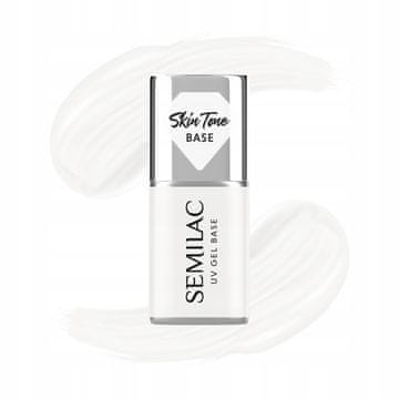 Semilac Skin Tone podlak za hibridne lake za nohte, prekrivni, kokosova krema 7 ml