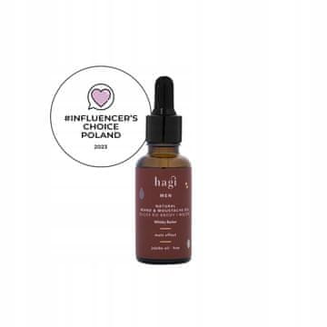 Men Whisky Barber olje za brado in brke, naravno 30 ml
