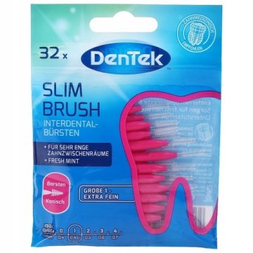 DenTek Slim Brush medzobne ščetke velikost 1, 32 kosov