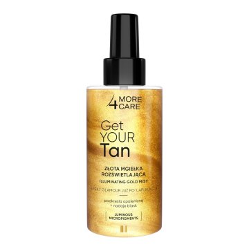 4Car Get Your Tan bleščeča zlata meglica za telo 150 ml