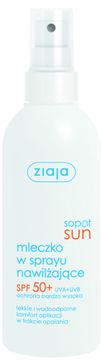 Ziaja Sopot Sun vlažilni losjon za sončenje v spreju, SPF 50+; 170 ml