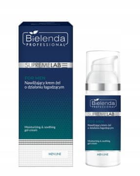 BIELENDA SUPREMELAB MEN LINE vlažilna in pomirjujoča krema-gel za obraz 50 ml