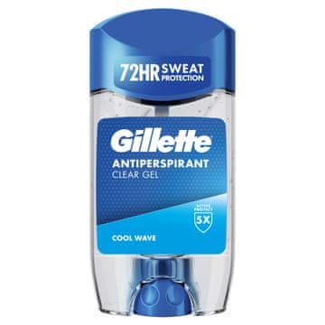 Gillette Cool Wave antiperspirant gel za moške, 48 ur, 70 ml