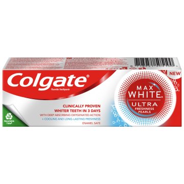 Colgate Zobna pasta Max White - perlice ultra svežine 50 ml
