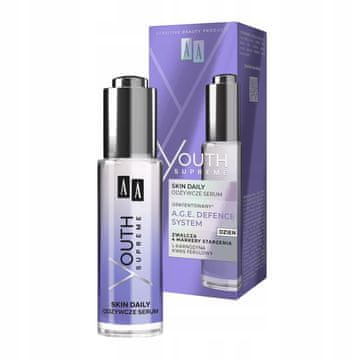 AA Youth Supreme negovalni serum za obraz za vsak dan 30 ml