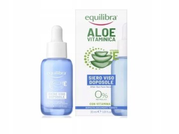 Equilibra Aloe serum za obraz po sončenju 30 ml