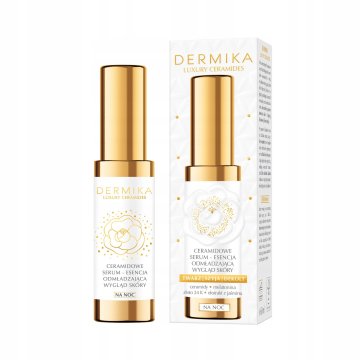 Dermika Luksuzni nočni serum-esenca za obraz s ceramidi 60 ml