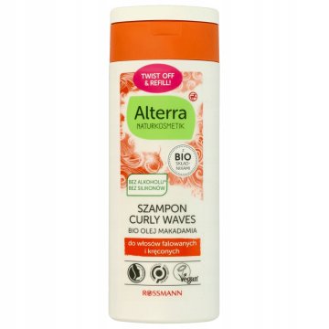 Šampon za kodraste lase Curly Waves, organsko olje makadamije 200 ml