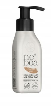 2-v-1 maska za lase, barva, karamelno rjava 100 ml