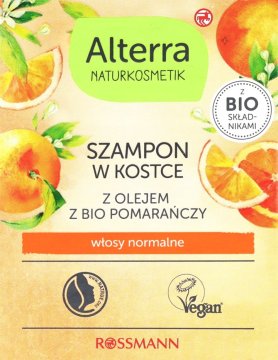 šampon v prahu z organskim pomarančnim oljem 60 g