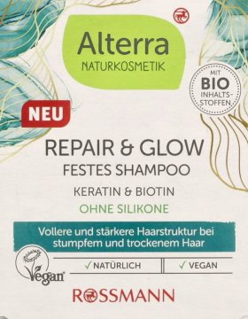 šampon v trdem stanju za obnovo in sijaj 60 g