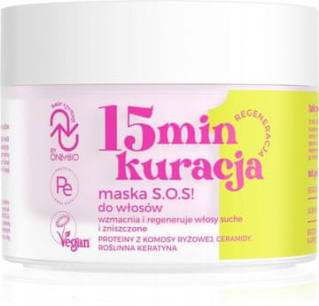 OnlyBio HAIR CYCLING maska za lase, 15 minut, SOS 280 ml