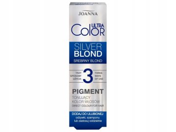Joanna Ultra Color pigmentna barva za lase, srebrna, pepelnato