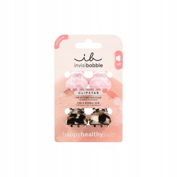 Invisibobble sponke za lase Clipstar, Petit Four 4 kosi.