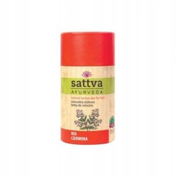 Sattva Ayurvedska barva za lase, naravna, zeliščna, rdeča 150 g