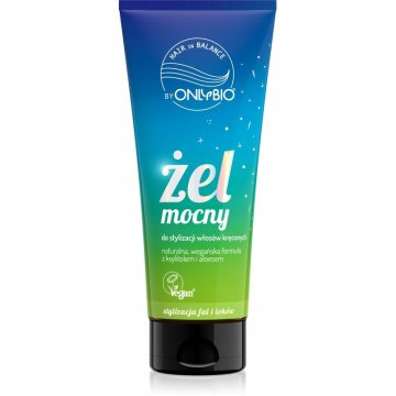 OnlyBio HAIR IN BALANCE gel za oblikovanje las za močne kodraste lase 200 ml