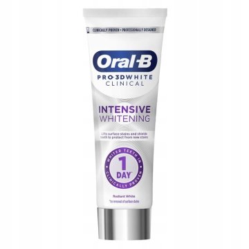 Procter & Gamble Zobna pasta ORAL-B Pro 3D White za sijoče belo zobno higieno 75 ml